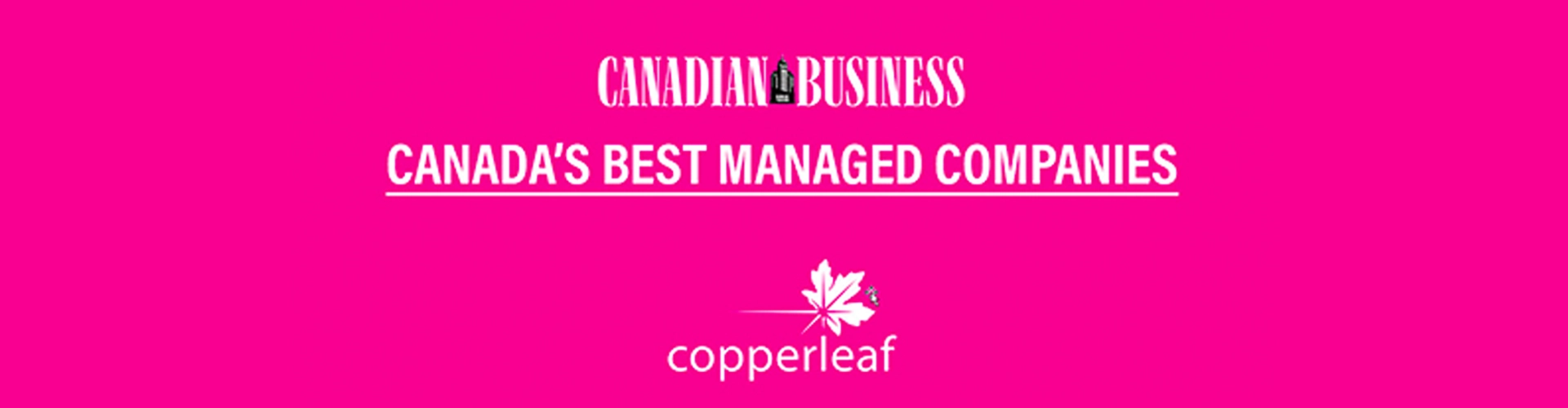 Blog Hero Best Managed Companies - Copperleaf Decision Analytics